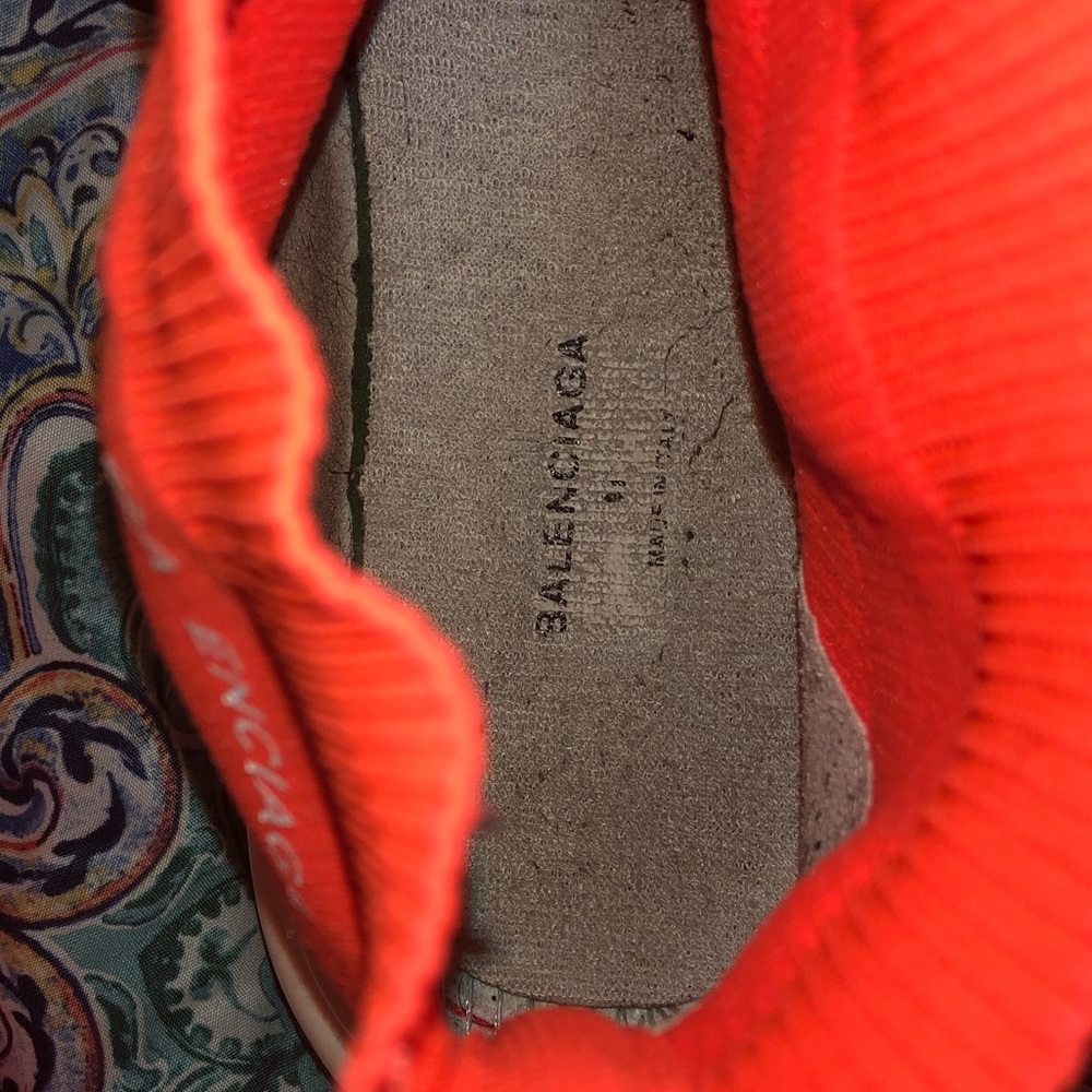 Bright Orange Balenciagas
